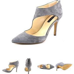 INC ZiZi Pointed Toe Suede Heels